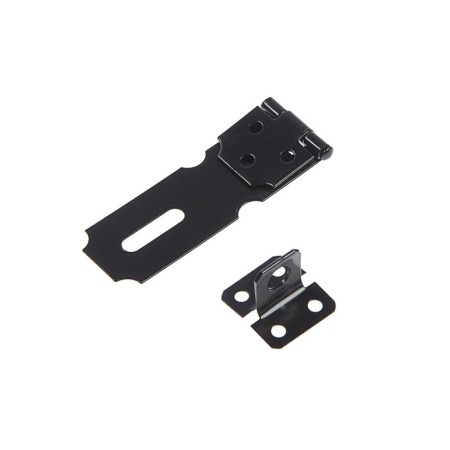 Layer for a hinged lock, with a eye, l = 76 mm, black-1