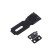 Layer for a hinged lock, with a eye, l = 76 mm, black