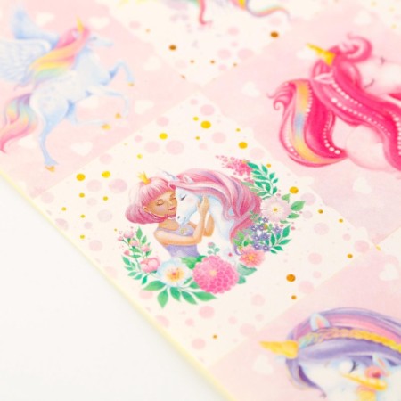 Paper stickers "Unicorn", 11 × 15.5 cm-2