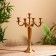 Aluminum "Flame" for 5 candles 30x30x42.5 cm