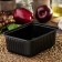 Container Plastic disposable "Yuzhuralpak", KR-179, 1000 GR, 17.9 × 13.2 × 6.7 cm, black color