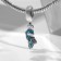 Parrot suspension, color in silver