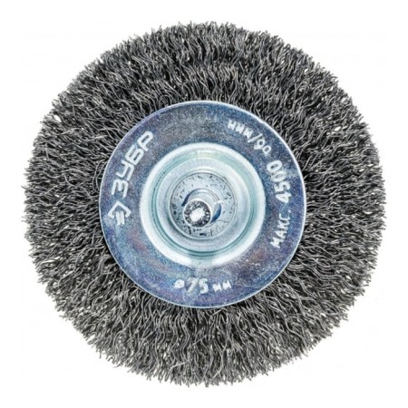 Brush Brush bison 35198-075_z02, disk, twisted, steel, 0.3 mm, 75 mm-3