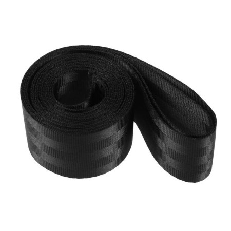 Nylon tape, belt 4.8 cm × 3 m, black