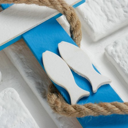 Ban "anchor with a fish" blue 28x20x6cm-2