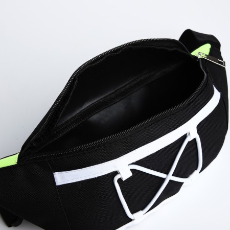 Board waist with lacing, black color-4