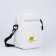 Youth bag with a zipper, white color