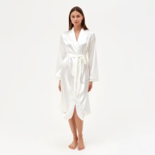Women's robe minku: Light Touch Milk color, river 52
