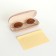 Case case on a cracker, beige color