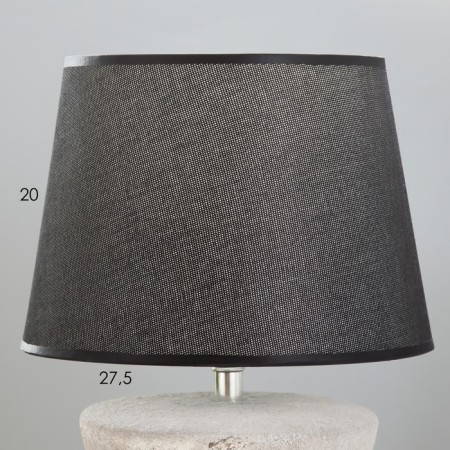 Cordelia table lamp E27 40W gray 28x28x47 cm Risalux-4