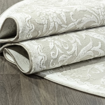Oval carpet Valentis sirocco, size 80x150 cm, color BEIGE/White-3