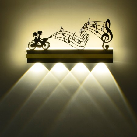 Bra "Song" LED 4000K 12W Black 38x20x4cm-2