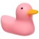A set of rubber toys for the bath "Soap dish: pink ducks", 4 pcs., 14 cm, crush me