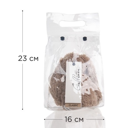 Soft Gulliver toy "Bunny Vyslowry", beige color, 26 cm-9