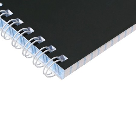 Notepad A5, 60 sheets in a cage on the crest of Kuromi, cover pulp cardboard, offset block-1