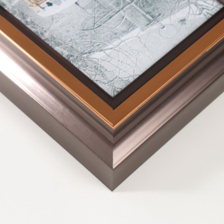 Photo frame plastic 10x15 cm "Stefania" dark tree 4.4x15x20 cm-3