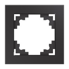 1-seater frame, glass, Stekker series Catherine, GFR00-7001-06, graphite