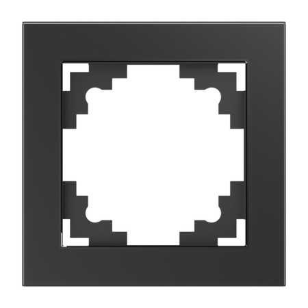 1-seater frame, glass, Stekker series Catherine, GFR00-7001-06, graphite