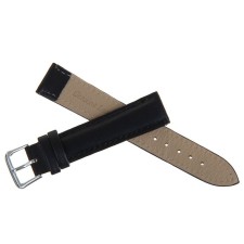 Solomon watch strap, 18 mm, genuine leather, L-20 cm, black