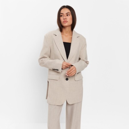 Women's trousers MIST R.42, beige-4