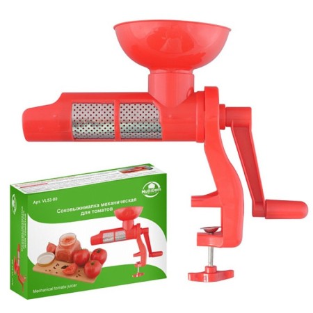 Mechanical juicer for tomatoes multidide