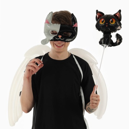 Set of foil balls "Carnival set. Cat ", 3 pcs.-1