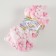 Yarn "Puffy Color" 100 % micropoliester 9m/100g (5863 pink-white)
