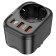 Single Single Roset Hoco NS3, 2 USB, Type-C, 20 W, PD, QC, Black
