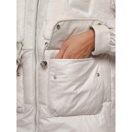 Winter jacket, size 44, beige color-10