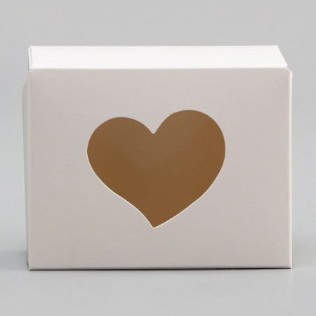 Folding box "Hearts", white, 10 x 8 x 3.5 cm-1