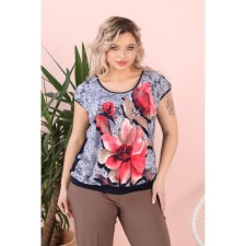 Блуза женская Wisell М3-3270, размер 60