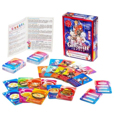 Board game "Genshin. Tayvata kitchens ", 2-8 players, 6+-3