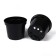 Pot for seedlings, 3 l, d = 19 cm, h = 15 cm, black, greengo