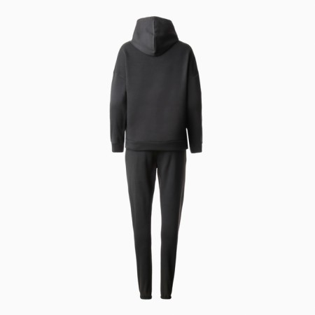 Women's costume with the basis (sweatshirt, trousers), black color, size 52-5