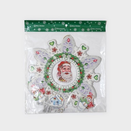 Decorative decoration (suspension) "Snowflake" 50x40 cm-7