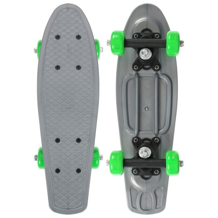 Penniboard Onlitop, 42x12 cm, PVC 50 mm wheels, plastic frame, gray color-1