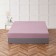 Arya Home Camino elasticum sheet, size 160x200x33 cm, pink color
