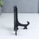 Plates stand, black 15x10 cm