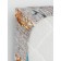 Glass sheet, size 125x75x12 cm, travelers print