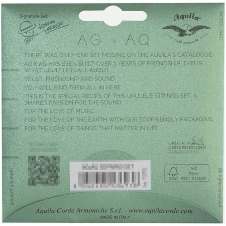 Strings for Ukulele Aquila 157u Soprano-1