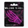 Welcome to Hell hair hairpin, 6.5 x 3.8 cm
