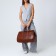 Road bag with lightning, brown color