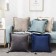 Pillowcase Sofi de Marko "Faina", size 45x45 cm, color light gray