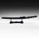 Souvenir weapon "Katana NAO" 77cm, black gloss, on a stand