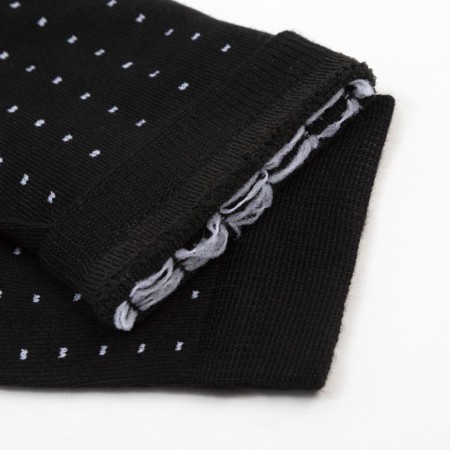 Men's socks minku "white points", black color, size 40-41 (27 cm)-1