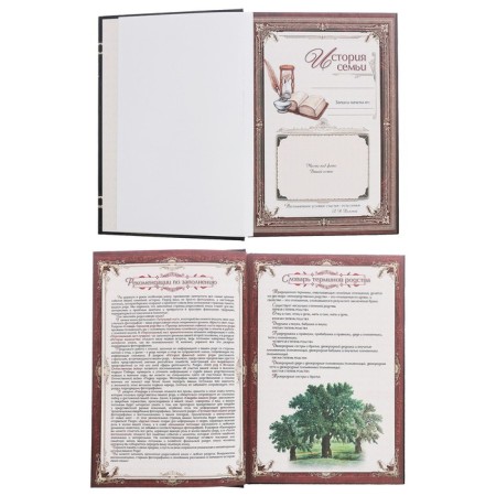 New Year's pedigree book "Golden Chic", 56 sheets, 17 x 2 x 23.7 cm.-6