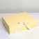 Gift folding box, packaging, "yellow", 31 x 24.5 x 8 cm
