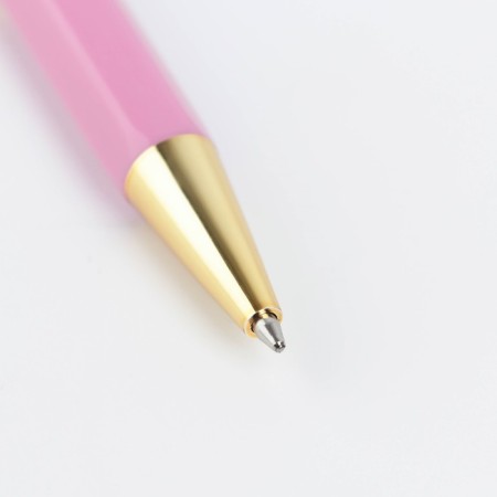 Handle Blood Blue Paste 0.7 mm "March 8" Plastic with embossing on the case-3