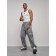 Sports male pants, size 48, gray color