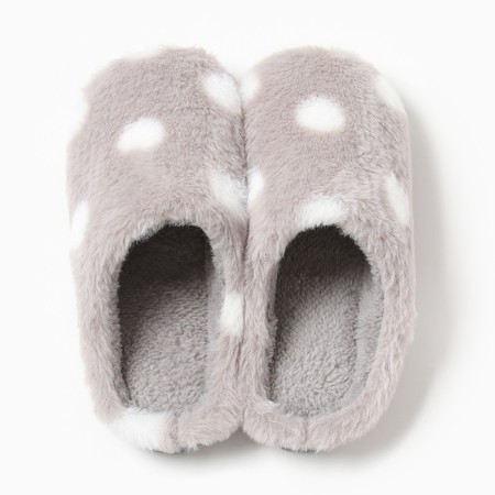 Women's slippers, size 40-41, gray-5